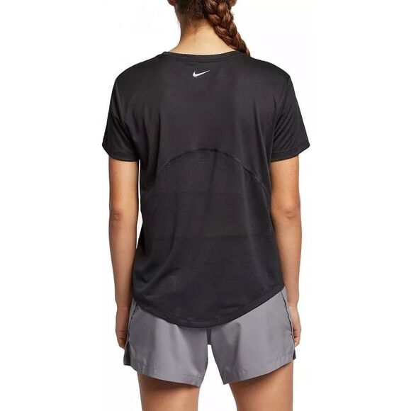 Nike Women's Black/Reflective Miler Running T-Shirt Size 3X NWT - Picture 2 of 8